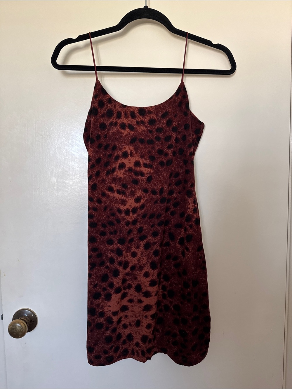 Aritzia Wilfred Free Tiny Dress Cheetah Print Bodycon Size M